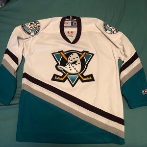 Kids L/XL Mighty ducks hockey jersey